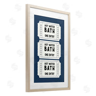 Lettered and Lined | Navy Bath Ticket Stubs