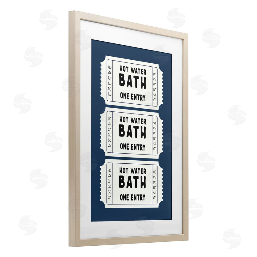 Lettered and Lined | Navy Bath Ticket Stubs