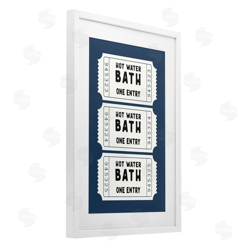 Lettered and Lined | Navy Bath Ticket Stubs