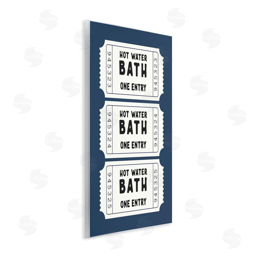 Lettered and Lined | Navy Bath Ticket Stubs