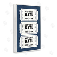 Lettered and Lined | Navy Bath Ticket Stubs