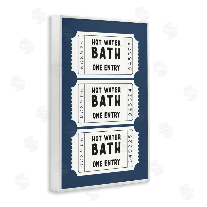 Lettered and Lined | Navy Bath Ticket Stubs
