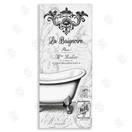 Lettered and Lined | Ornate French Bathtub