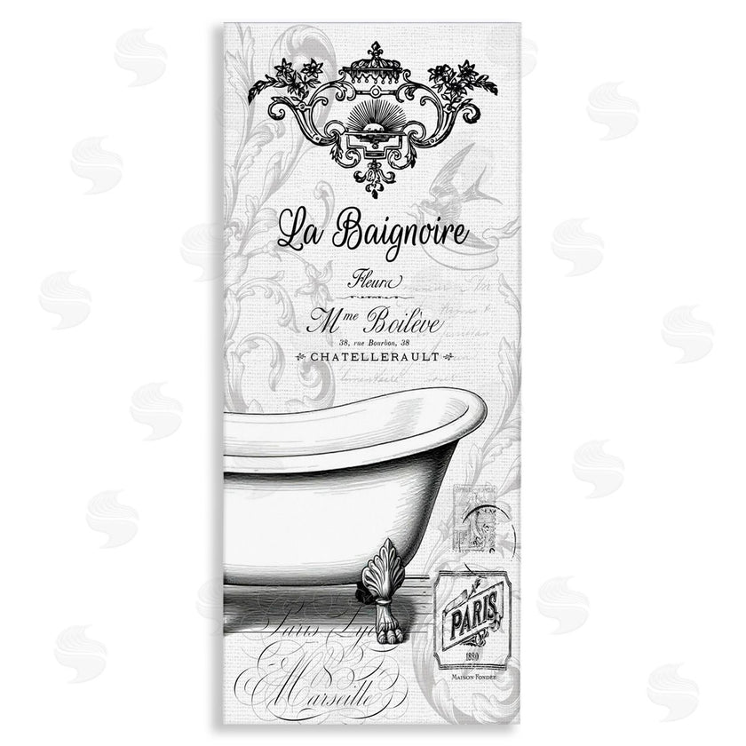 Lettered and Lined | Ornate French Bathtub