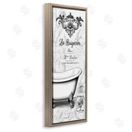 Lettered and Lined | Ornate French Bathtub