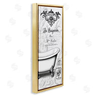 Lettered and Lined | Ornate French Bathtub