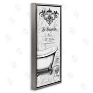 Lettered and Lined | Ornate French Bathtub