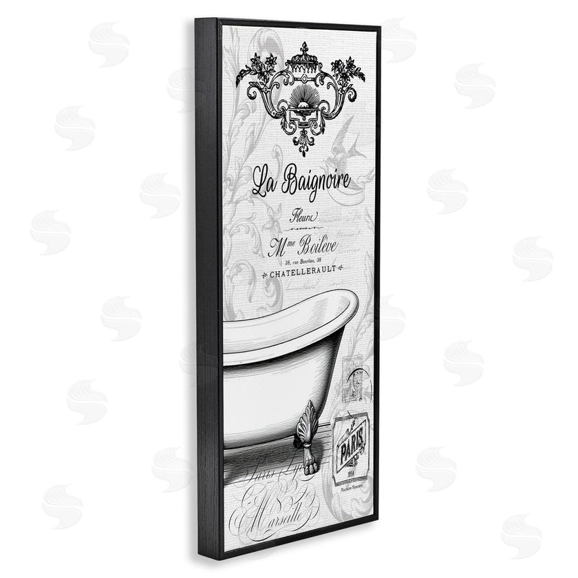 Lettered and Lined | Ornate French Bathtub