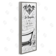 Lettered and Lined | Ornate French Bathtub