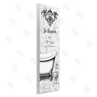 Lettered and Lined | Ornate French Bathtub