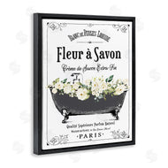 Lettered and Lined | French Flower Bathtub