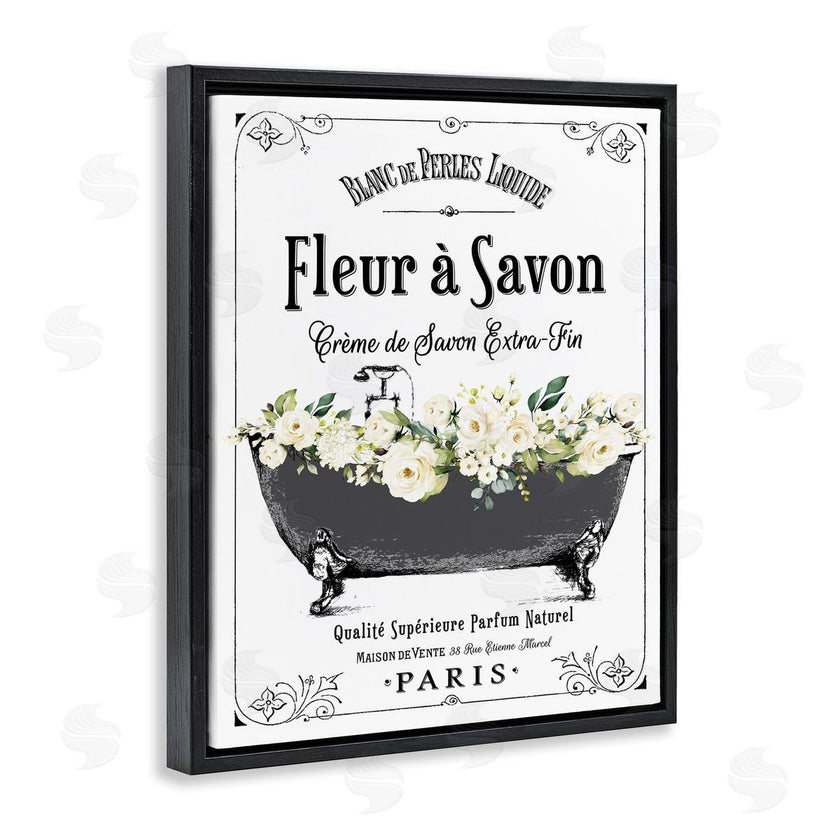 Lettered and Lined | French Flower Bathtub