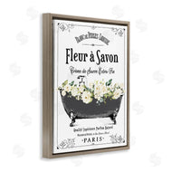 Lettered and Lined | French Flower Bathtub