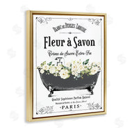 Lettered and Lined | French Flower Bathtub