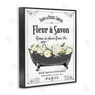 Lettered and Lined | French Flower Bathtub