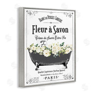 Lettered and Lined | French Flower Bathtub