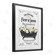 Lettered and Lined | French Flower Bathtub
