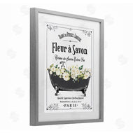 Lettered and Lined | French Flower Bathtub