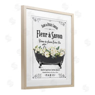 Lettered and Lined | French Flower Bathtub