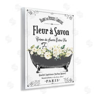 Lettered and Lined | French Flower Bathtub