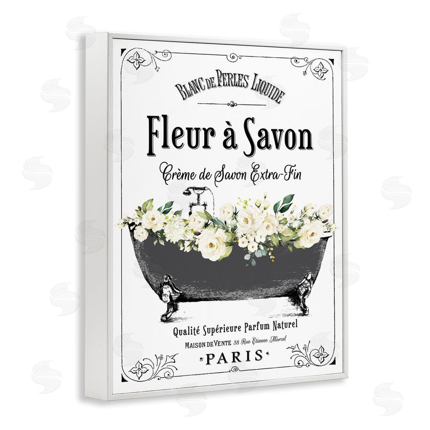 Lettered and Lined | French Flower Bathtub
