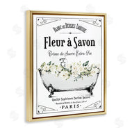 Lettered and Lined | White Florals French Bathtub