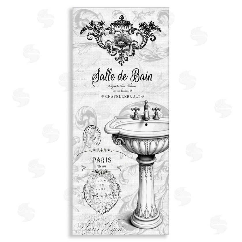 Lettered and Lined | Antique Bathroom Sink