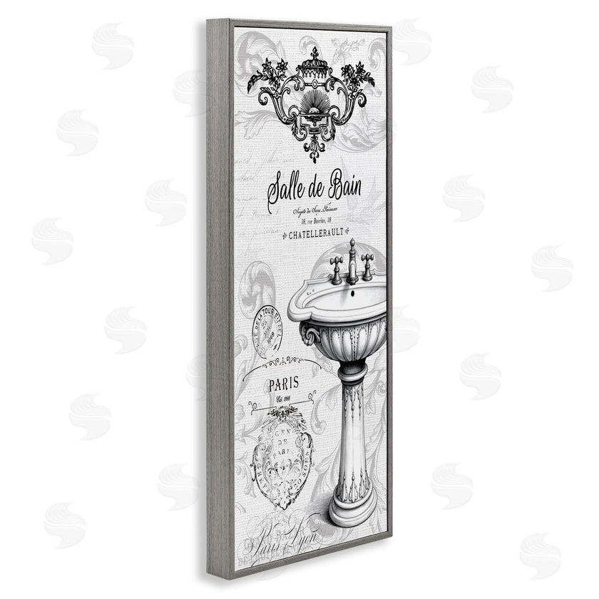 Lettered and Lined | Antique Bathroom Sink