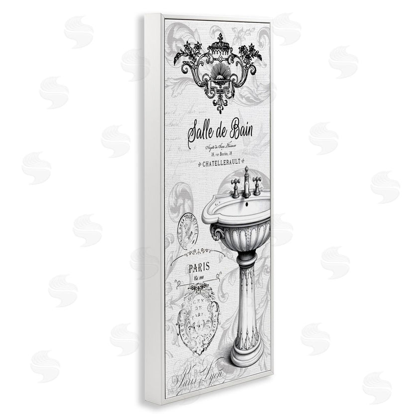Lettered and Lined | Antique Bathroom Sink