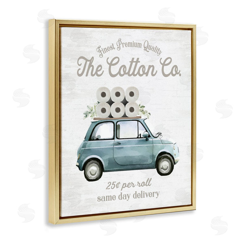 Lettered and Lined | Cotton Toilet Paper Delivery