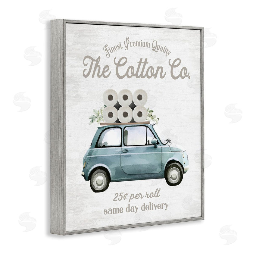 Lettered and Lined | Cotton Toilet Paper Delivery