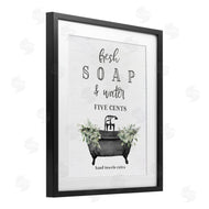 Lettered and Lined | Fresh Soap & Water Bath