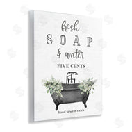 Lettered and Lined | Fresh Soap & Water Bath