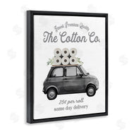 Lettered and Lined | Cotton Co Toilet Paper Delivery