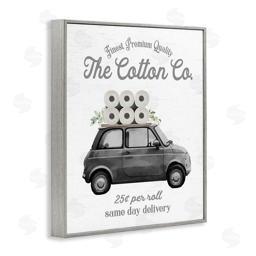Lettered and Lined | Cotton Co Toilet Paper Delivery