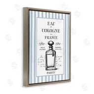 Lettered and Lined | Vintage Cologne on Stripes