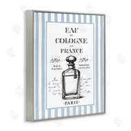 Lettered and Lined | Vintage Cologne on Stripes