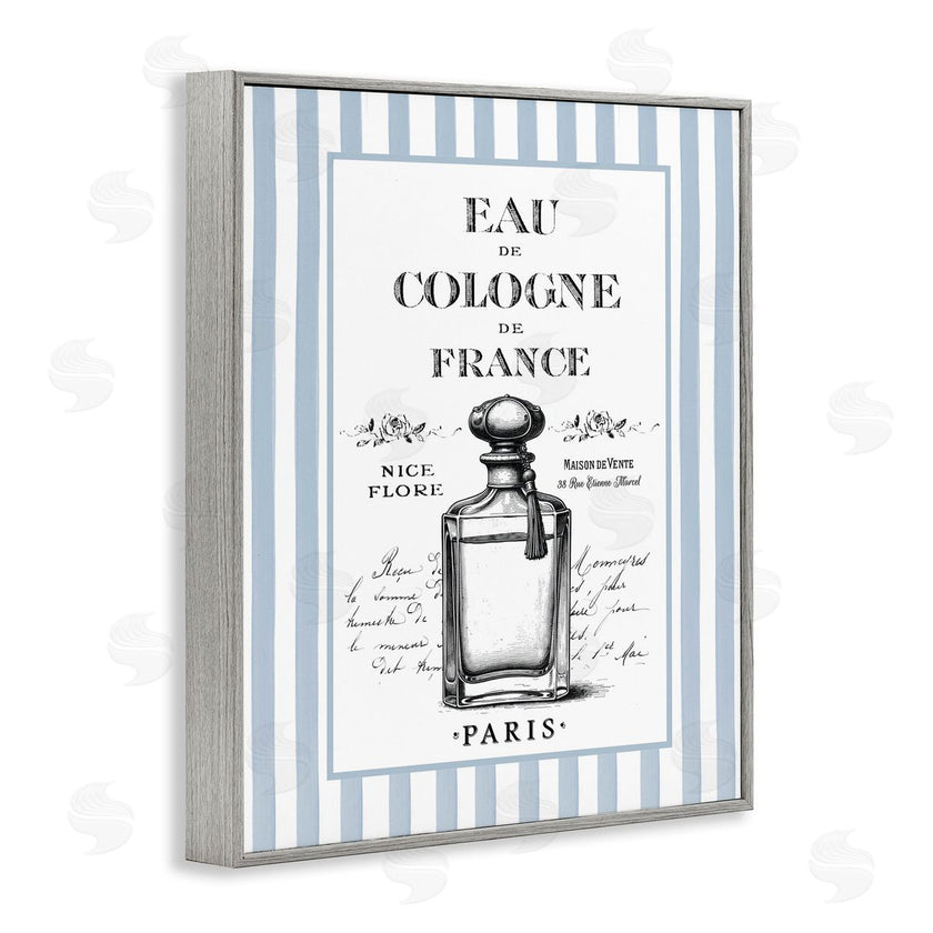 Lettered and Lined | Vintage Cologne on Stripes