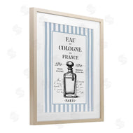 Lettered and Lined | Vintage Cologne on Stripes