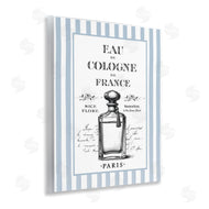 Lettered and Lined | Vintage Cologne on Stripes