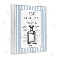 Lettered and Lined | Vintage Cologne on Stripes