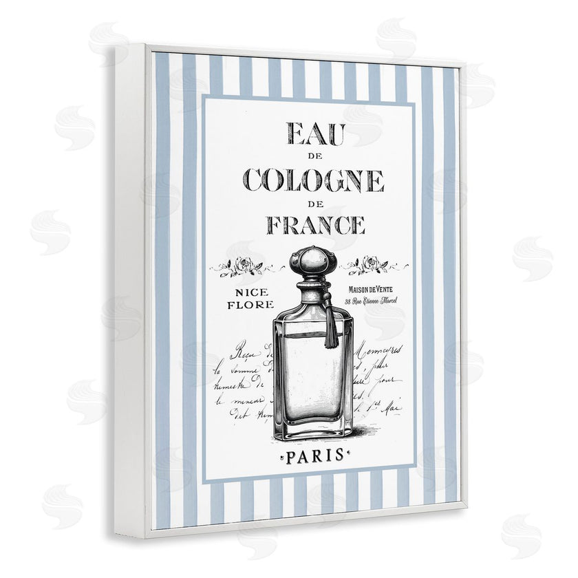 Lettered and Lined | Vintage Cologne on Stripes