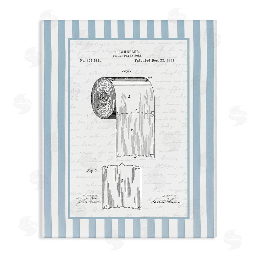 Lettered and Lined | Vintage Patent Toilet Paper