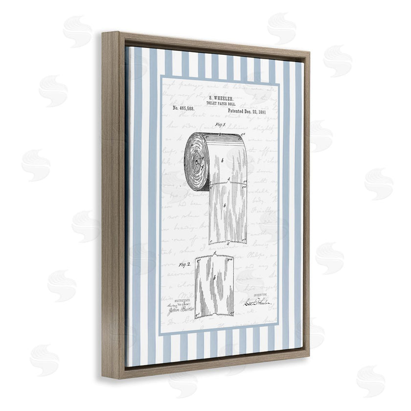 Lettered and Lined | Vintage Patent Toilet Paper