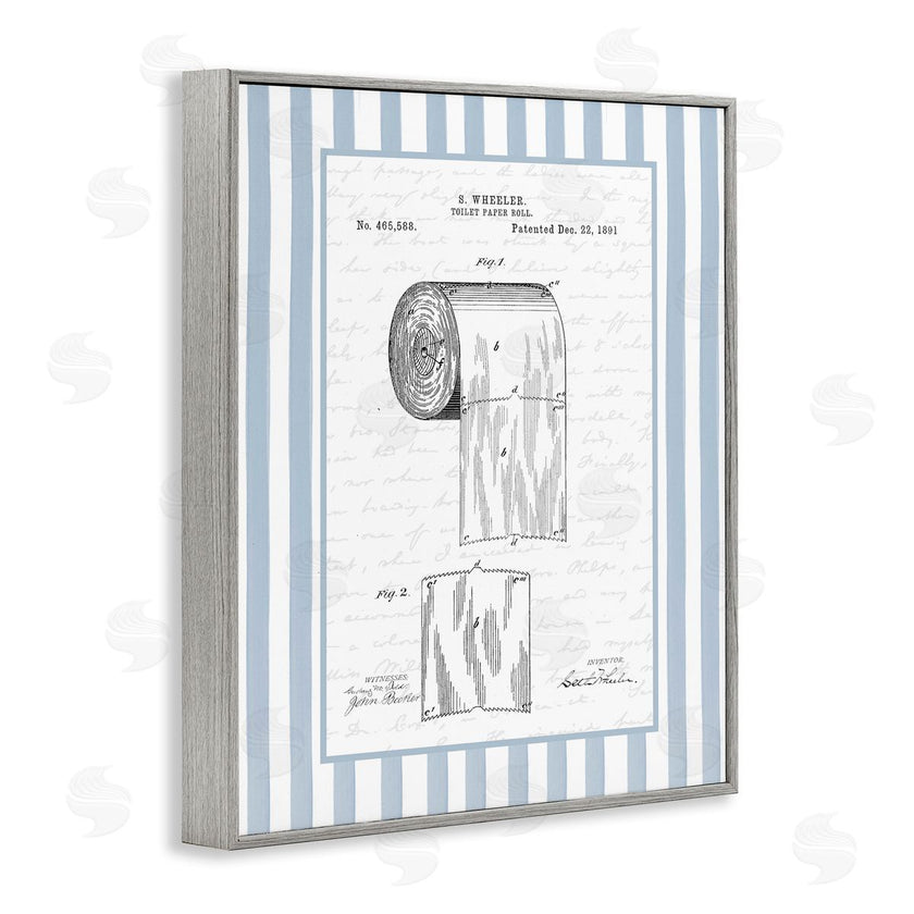 Lettered and Lined | Vintage Patent Toilet Paper