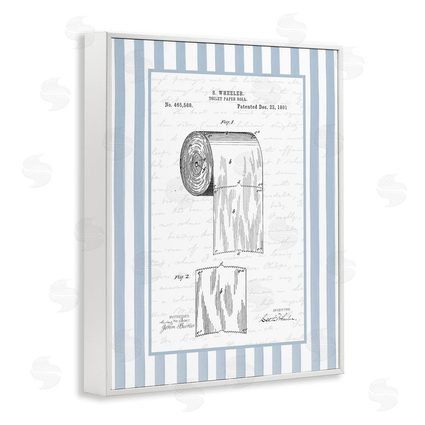 Lettered and Lined | Vintage Patent Toilet Paper