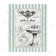 Lettered and Lined | French Bathroom Sink Stripes