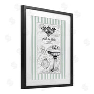 Lettered and Lined | French Bathroom Sink Stripes