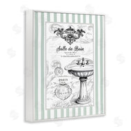 Lettered and Lined | French Bathroom Sink Stripes