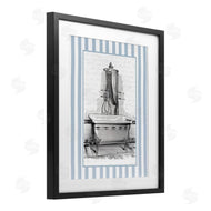 Lettered and Lined | Antique Bath Blue Stripes